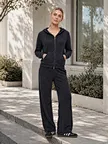 soft interlock hooded jacket